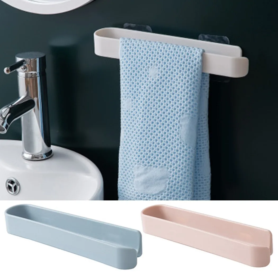 

Towel Towel Holder 1 Piece Bathroom Cling Hanger Holder Kitchen Modern