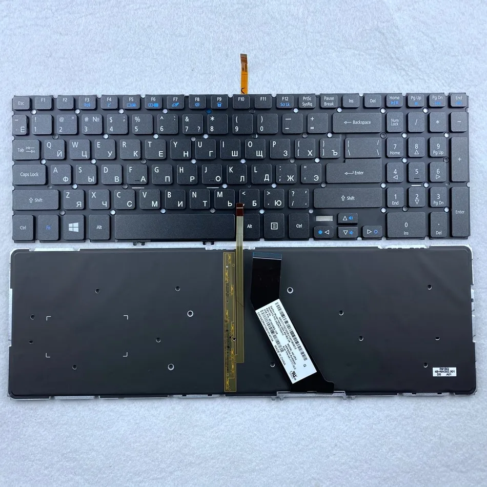 Русская клавиатура с подсветкой для ACER Aspire V5-572 V5-572G V5-572P V5-572PG V5-573 V5-573G RU |