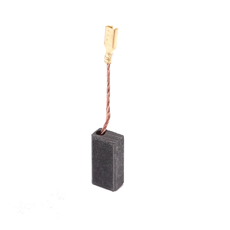 

New 10pcs/lot 15*8*5mm Graphite Copper Motor Carbon Brushes Set Tight Copper Wire For Electric Hammer/Drill Angle Grinder