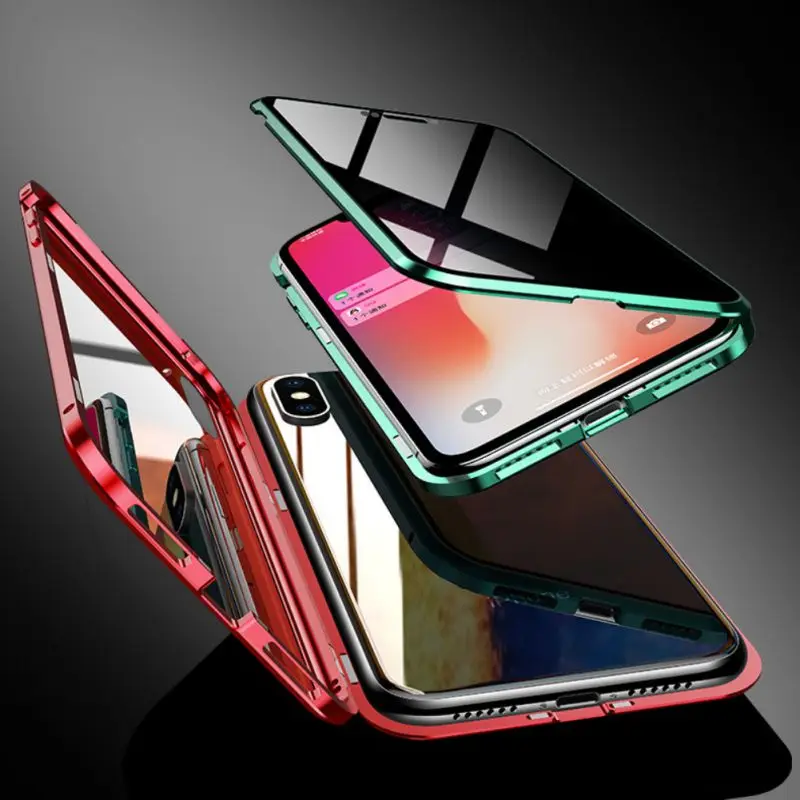 6.5 Inches Phone Shell Full Body Magnetic High Definition Tempered Glass Cover Case Screen Protector For IPhone XS Max | Мобильные