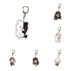 Двусторонний акриловый брелок для фанатов из аниме данганронпа, коллекция аниме, игровые фигурки, брелок Nanami ChiaKi Nagito Komaeda, 2021