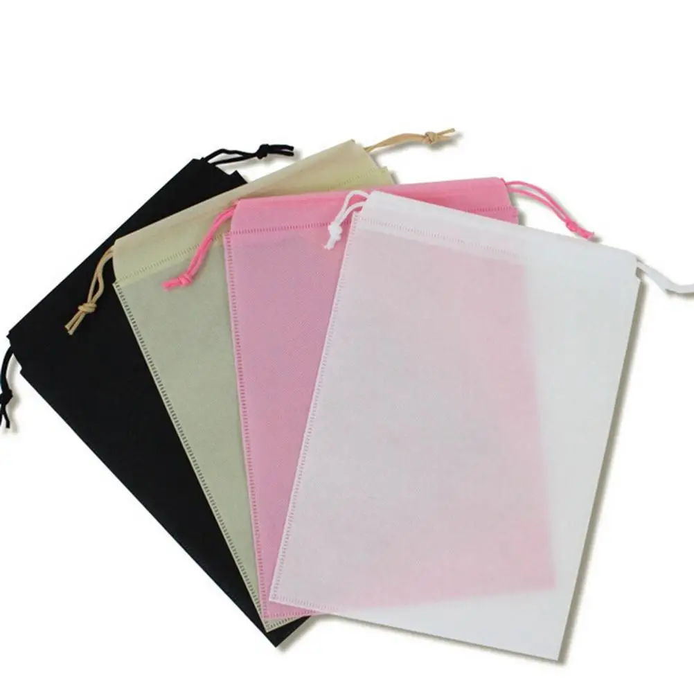 

1PCS High Quality Shoes Storage Pouch Bag Hot Sale Non-woven Shoes Cloth Bag Travel Drawstring Bag