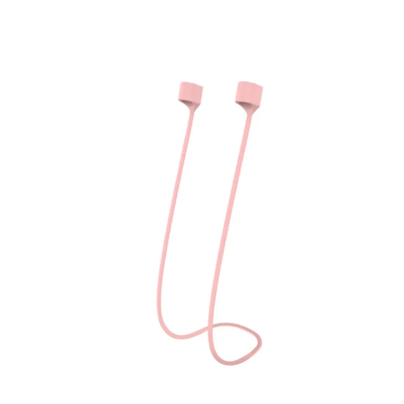 Rope pink Анти-потеря силиконовый ремешок петля кабель Шнур Веревка для Apple Airpods Air Pods - Цвет: Rope pink