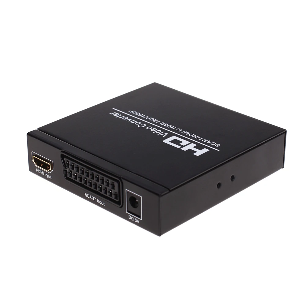 Конвертер аудио-и видеосигнала RGB SCART в HDMI Coaxia преобразователь HD-видео для HDTV DVD