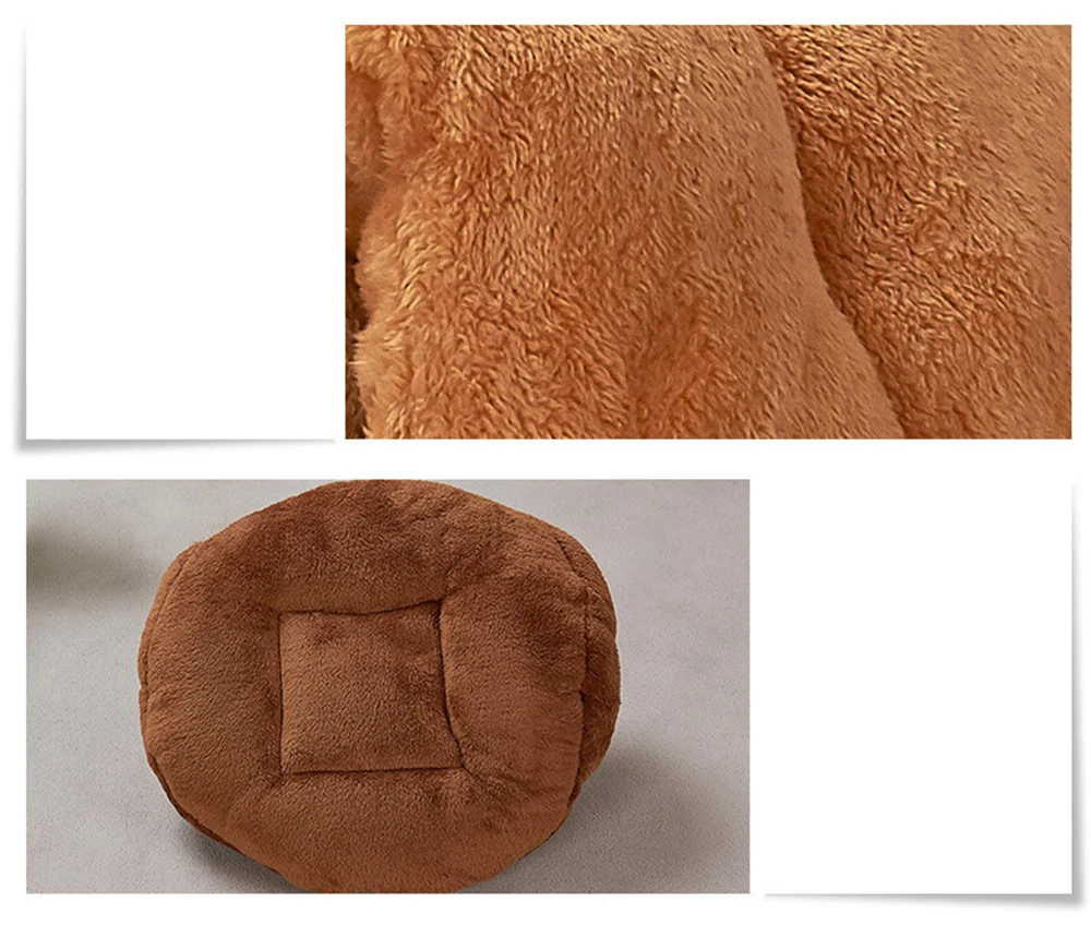 

Pet bed for Cats Dogs Soft Nest Kennel Bed Cave House Sleeping Bag Mat Pad Tent Pets Winter Warm Cozy Beds 2 Size S L 3 Colors