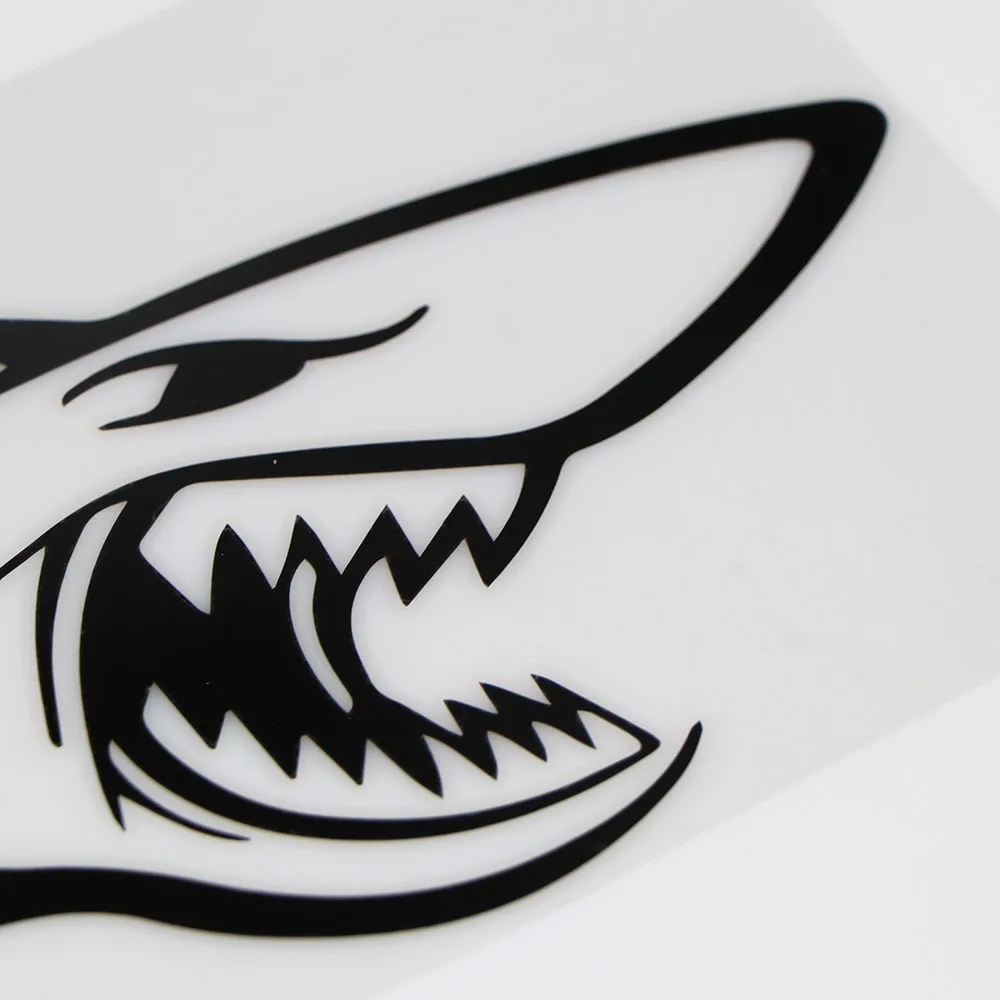 

YOJA 21.7X12CM Fierce Shark Animal Whole Body Decoration Decal Car Sticker Accessories ZT4-0212