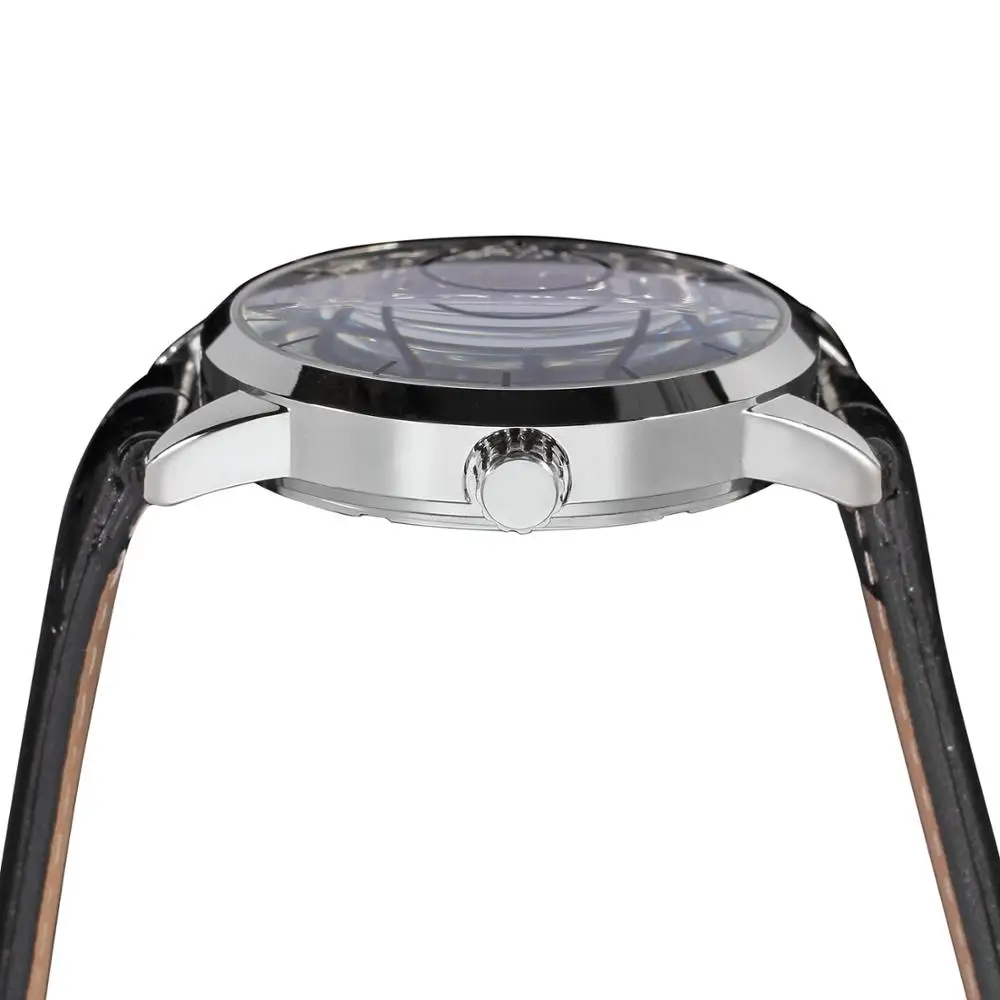 Часы наручные WINNER мужские с простым дизайном модные люксовые маленькими глазами