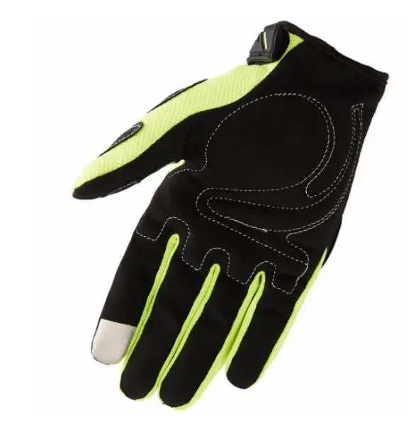 Перчатки мотоциклетные с пальцами дышащие для сенсорных экранов езды на