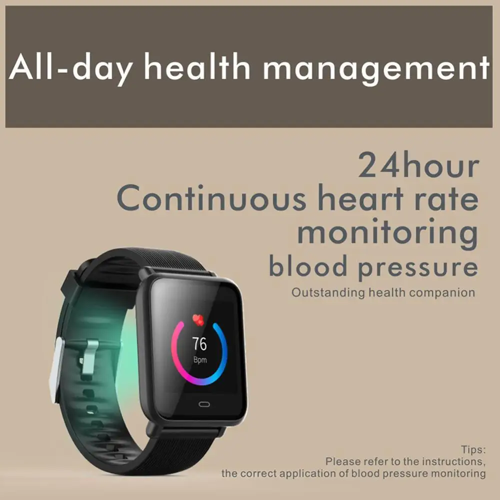 

Q9 Wristbans Watch Sport Men/Women/Kids IP67 Waterproof Smartband Activity Fitness Tracker IOS Android