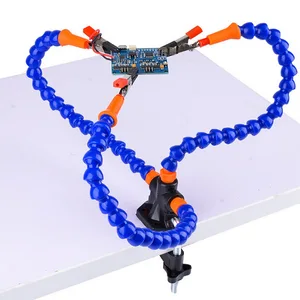 Ручной паяльный инструмент для третьей руки паяльная станция с 3 шт. регулируемыми тисками Настольный зажим база для ремонта электронных печатных плат