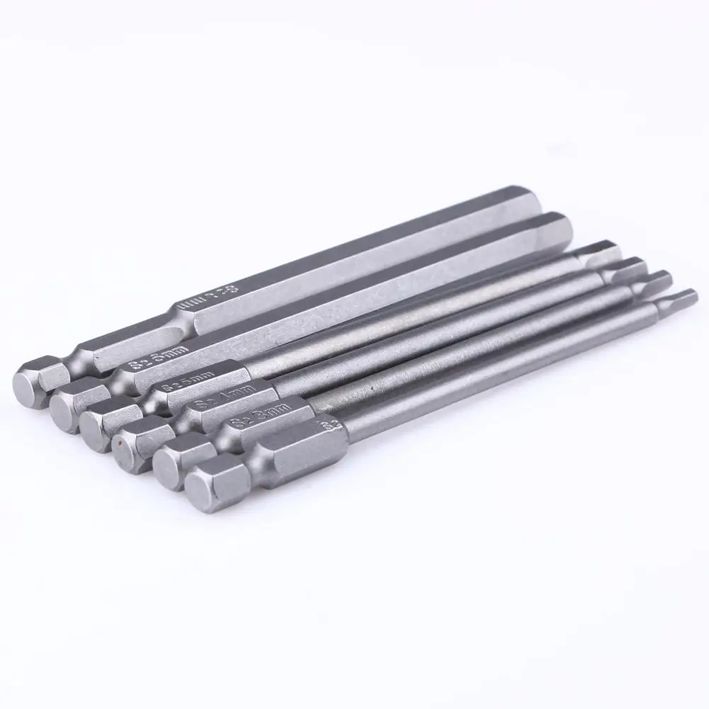 Набор отверток с шестигранным хвостовиком 1/4 дюйма 1 отвертка 6 шт. длина 100