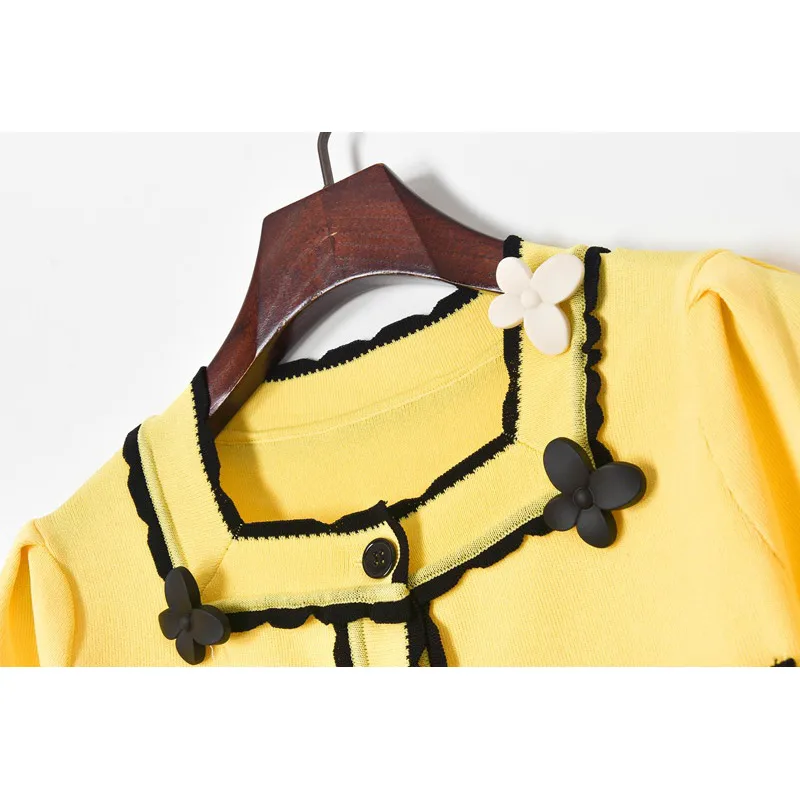 

Sweater Shirts Women 2021 Summer Cropped Shirt Square Collar Single Breasted Bottom Up Shirt Women Crop Tops