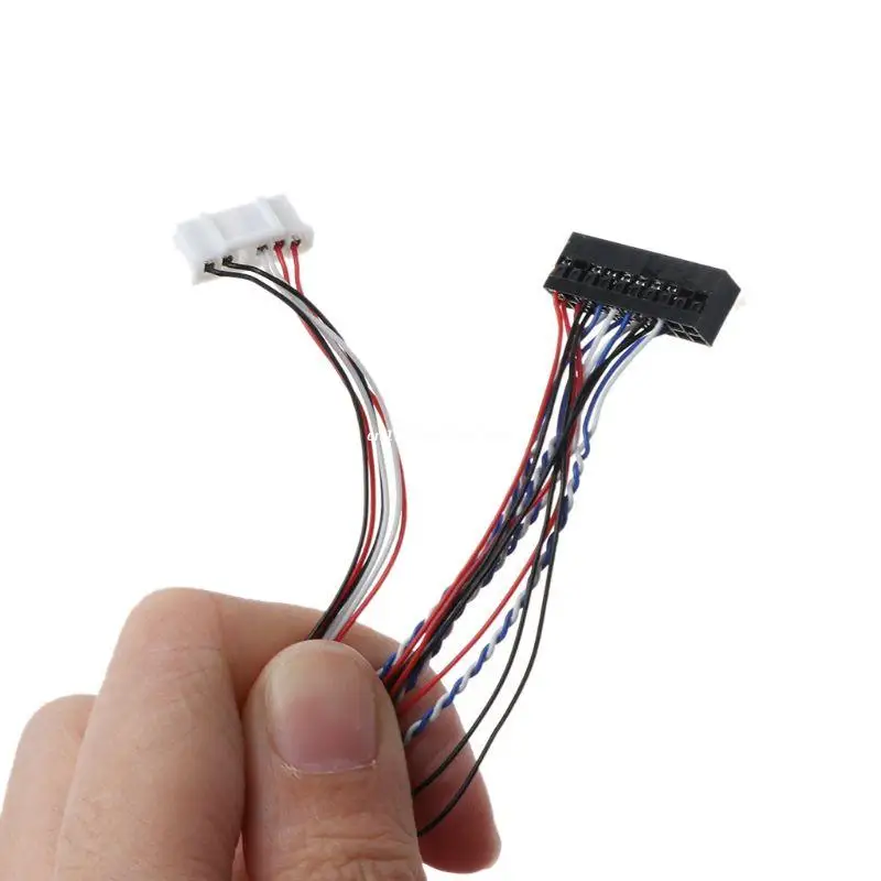 40Pin Single 6 Bit LVDS Cable Line Cord for7/8/10.1/11.6/12.5/13.3/14/15.6&quot LCD/LED Panel Display Screen Accessories Dropship |