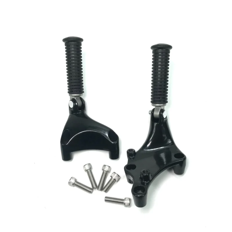 

Motorcycle rear passenger pedal for Harley Sportster Iron 883 1200 XL 48 72 SuperLow 2014-2019 black mounted pedal