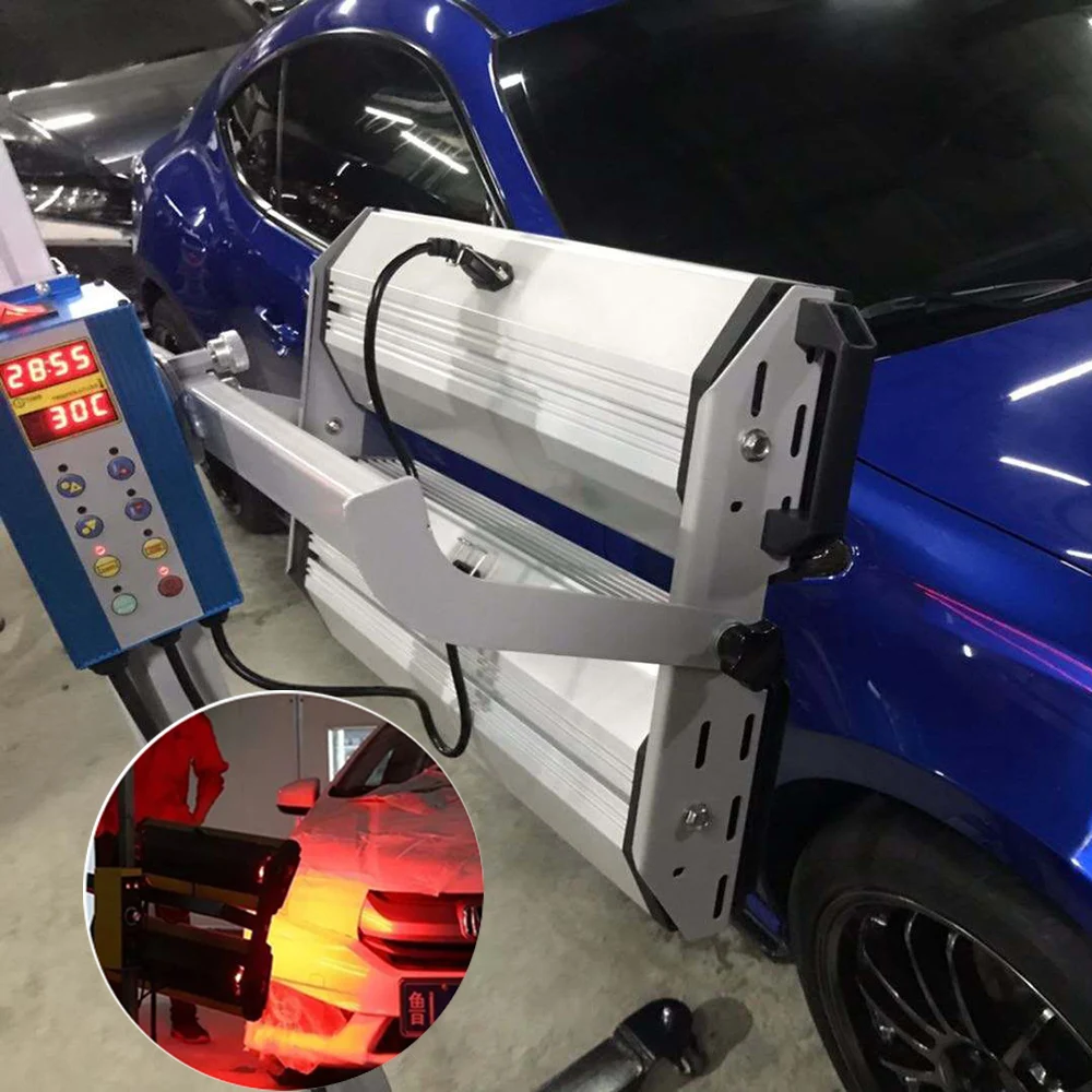 2000 Вт инфракрасная Мобильная сушильная лампа для кузова автомобиля