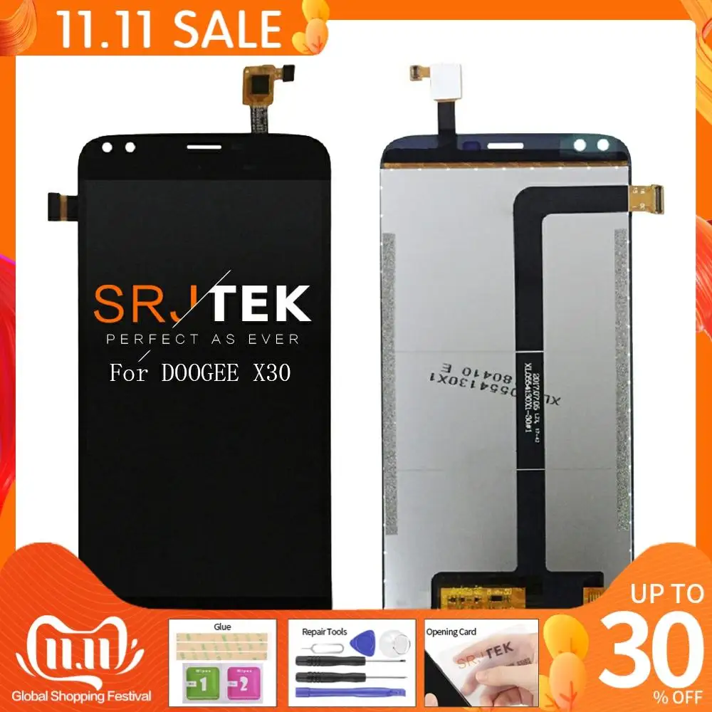 

100% Tested 5.5"For Doogee X30 LCD Display+Touch Screen Digitizer Assembly Replacement Parts for doogee x30 LCD Screen Digitizer