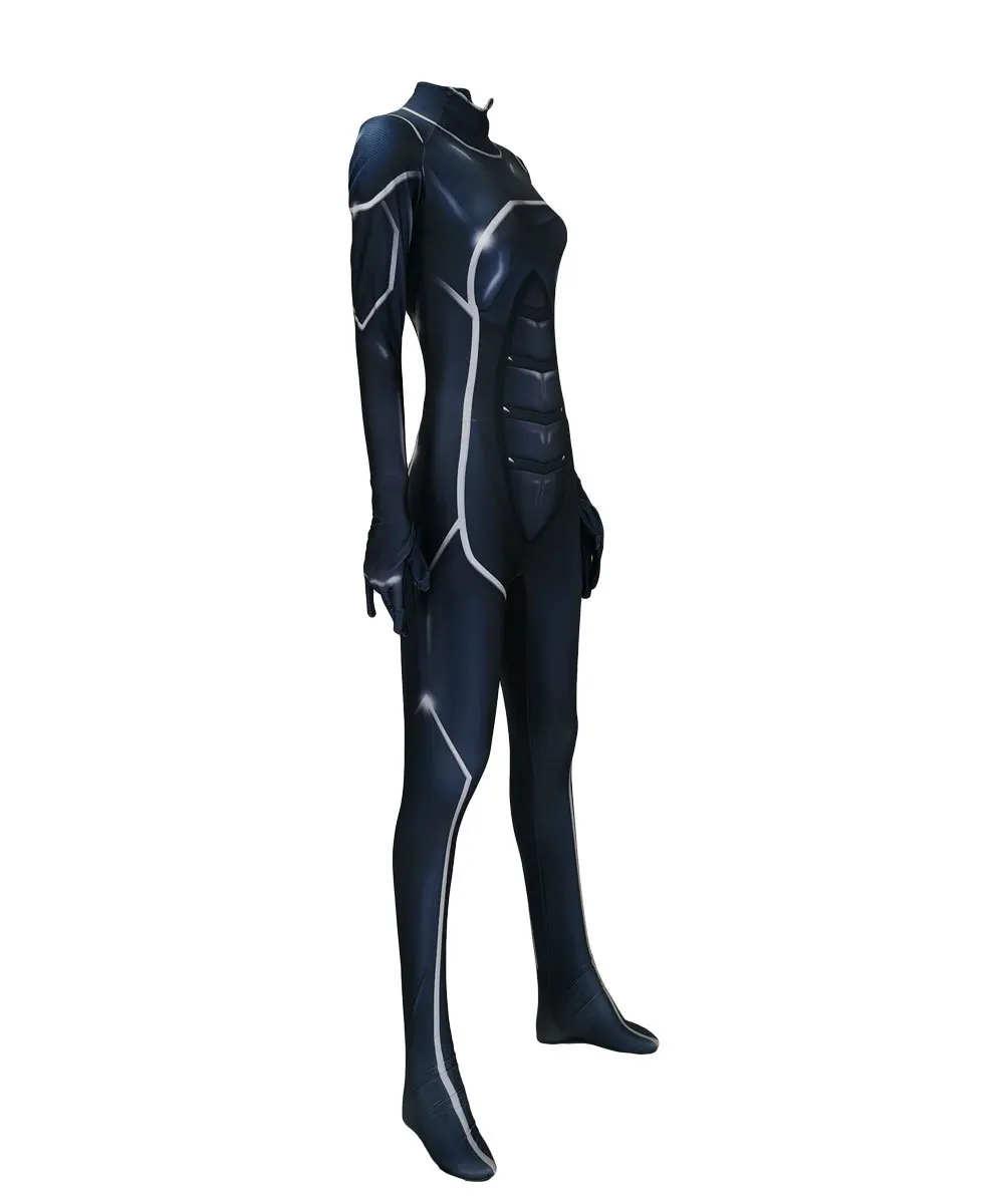 PS4 Game Black Cat Косплей Костюм 3D принт супергероя Хэллоуин The Heist DLC Zentai костюм для