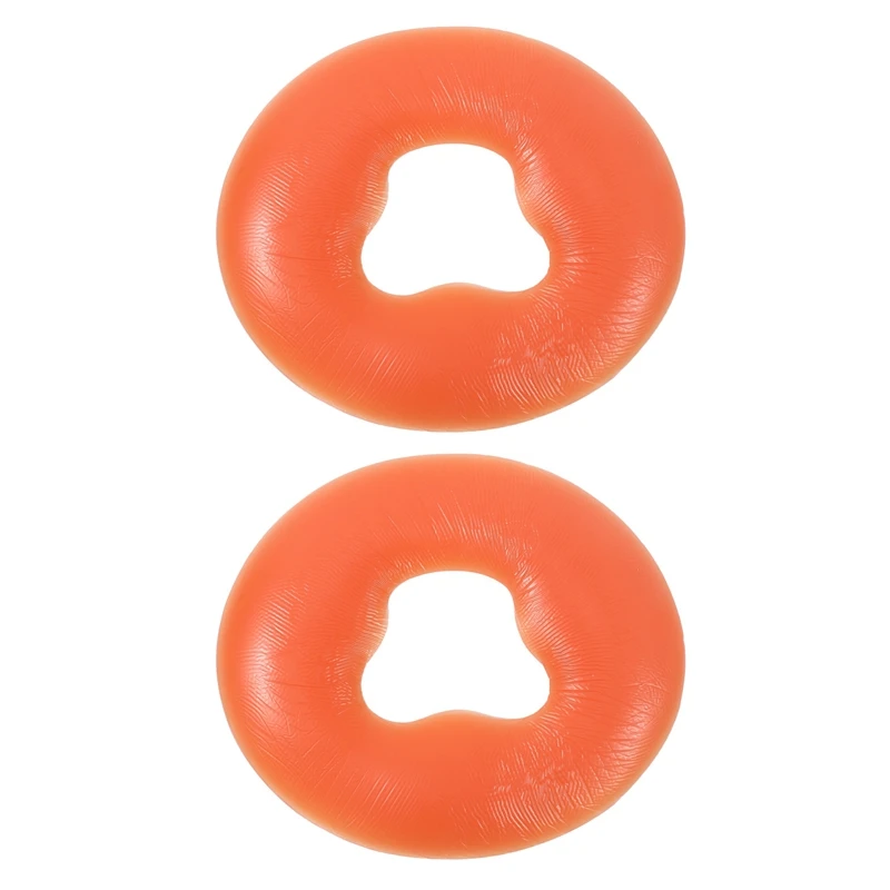 

2X Soft Salon SPA Massage Silicone Face Relax Cradle Cushion Bolsters Beauty Care - Skin Color, M