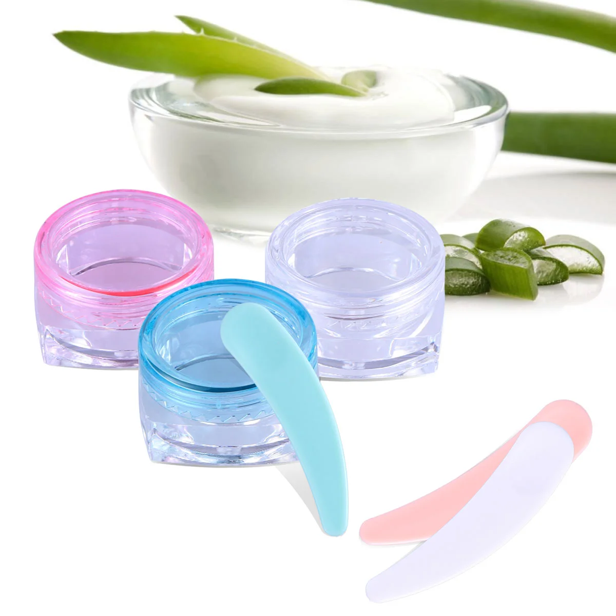 

30 шт., дорожные прозрачные пустые косметические горшки с пластиковыми крышками