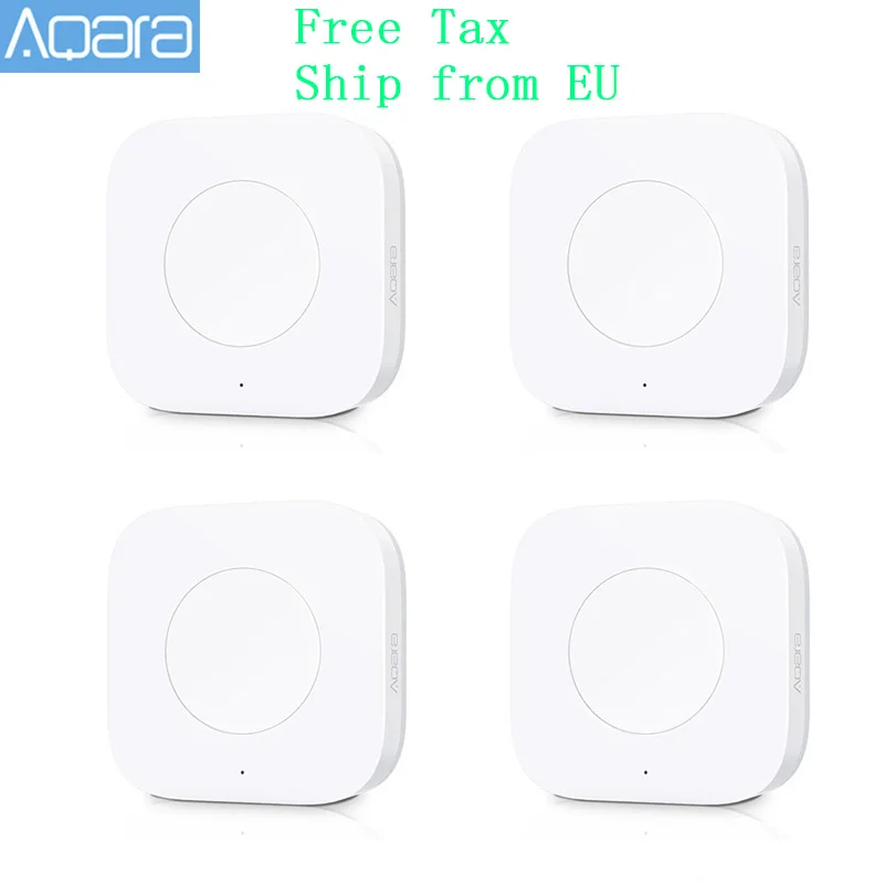 Датчик Aqara умный беспроводной мини переключатель Zigbee подключение дистанционное