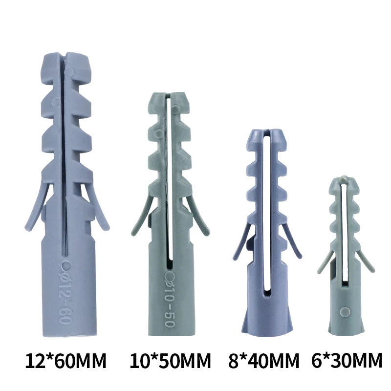 20 комплектов пластиковых Расширительных винтов с головой акулы серая