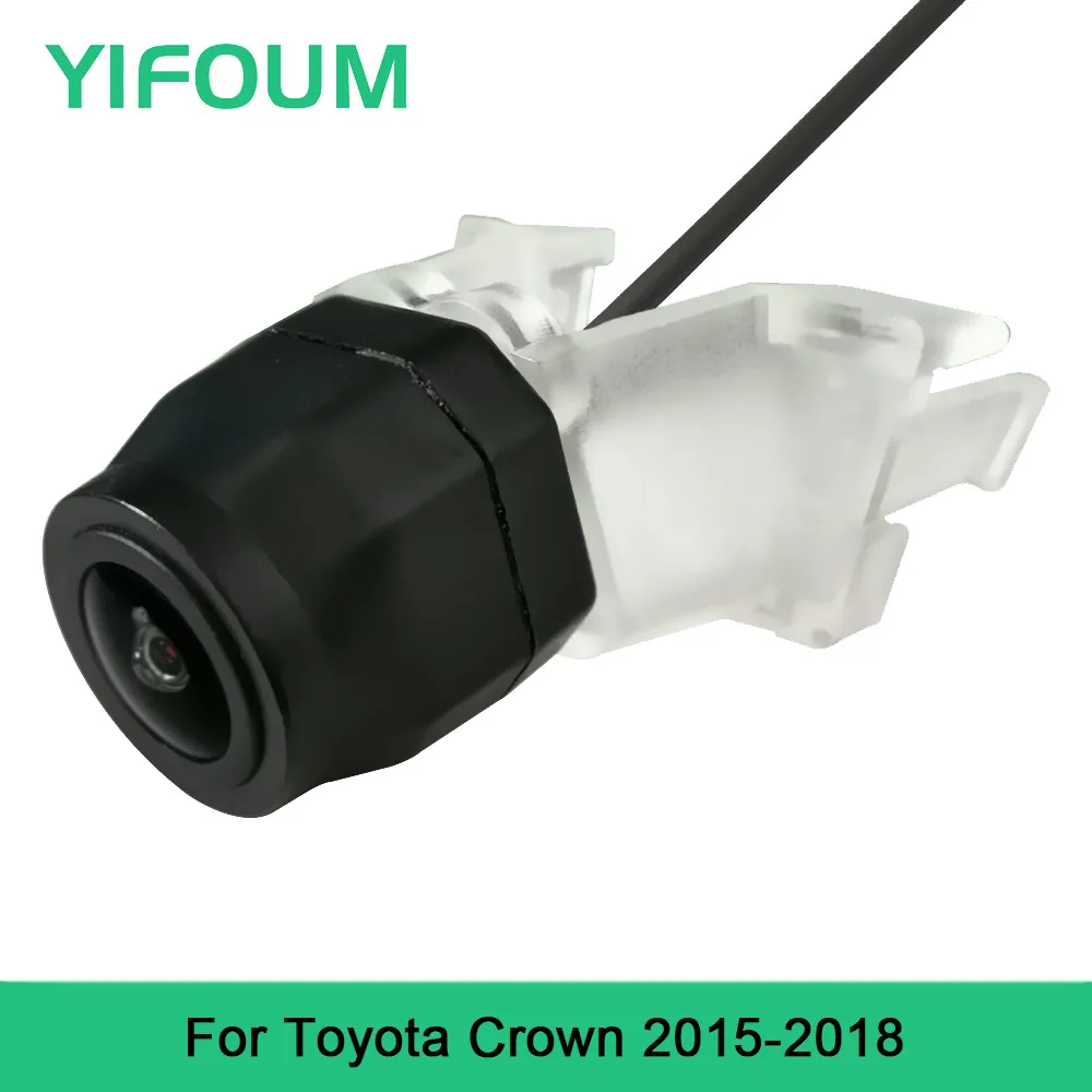 

YIFOUM HD CCD автомобильная парковочная камера ночного видения с логотипом для Toyota Crown 2015 2016 2017 2018