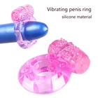 Мужское электронное вибрирующее кольцо для мужчин, секс-игрушки, силиконовый Мужской Массажер для клитора