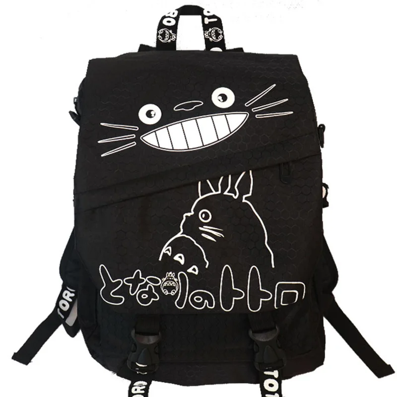 

Hayao Miyazaki Totoro Bag Anime Backpack School Bags 2021 Oxford Cartoon Book Bookbag Teenagers My Neighbour Totoro Printed