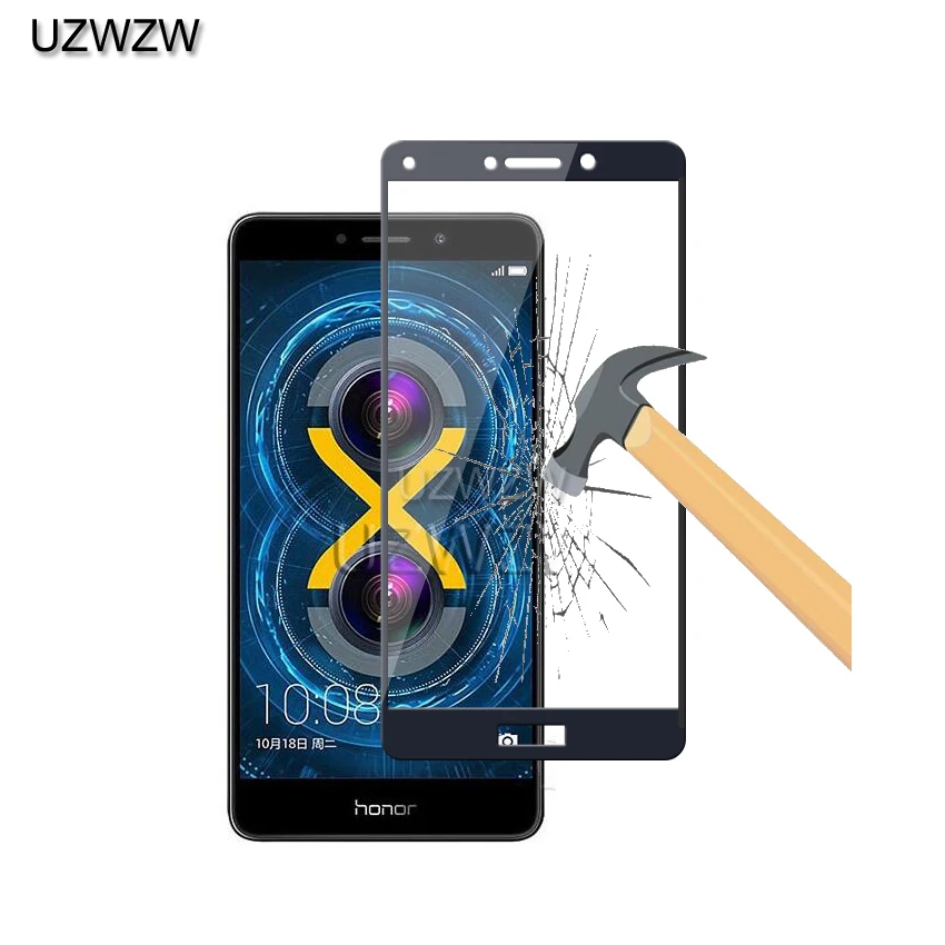 2 шт закаленное стекло для huawei Honor 6X полное покрытие 2.5D Защитная пленка для экрана закаленное стекло для huawei Honor 6X