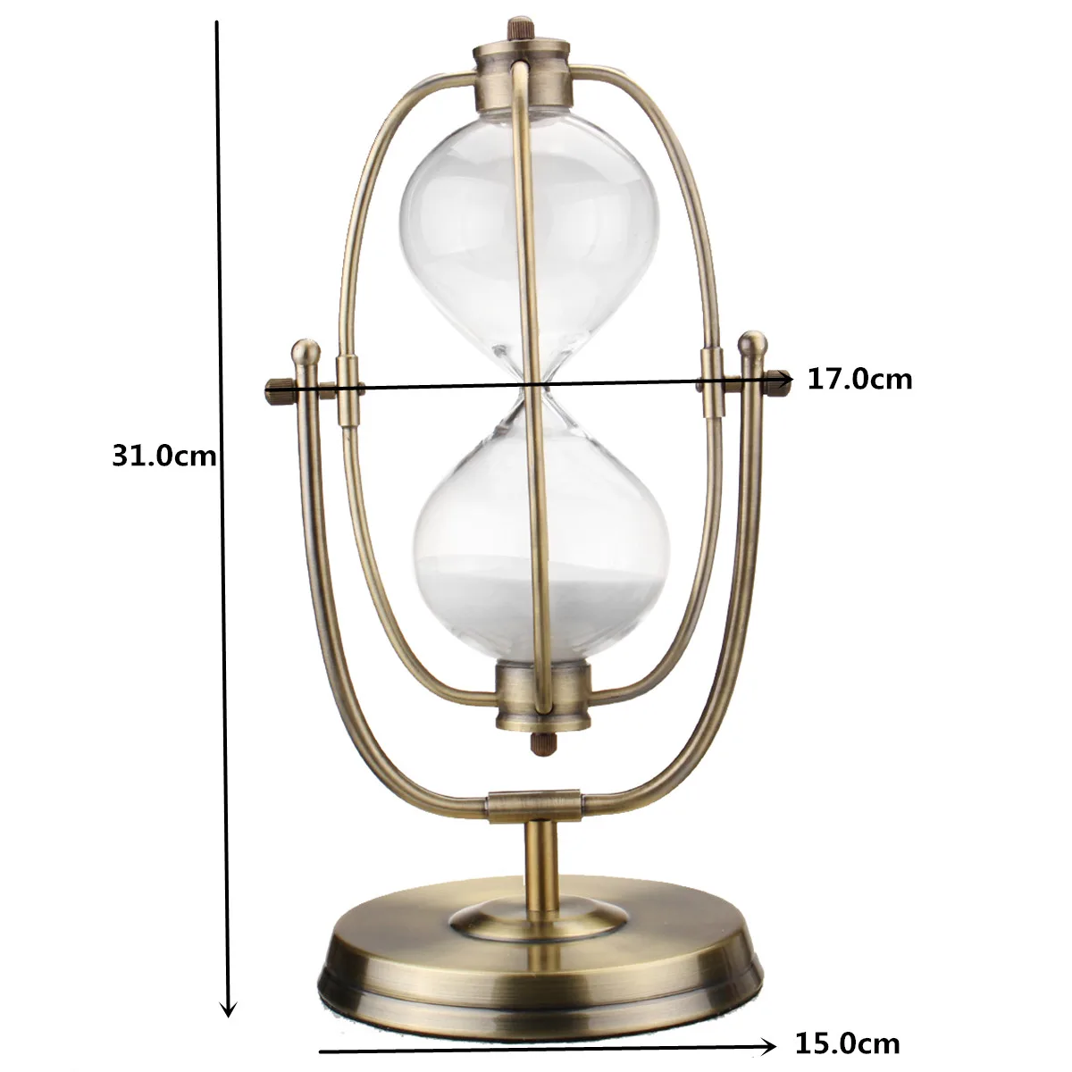 

30 Minute Rolating Sand Hourglass Sandglass Sand Timer Clock Home Room Decorations Ornament Gift reloj de arena