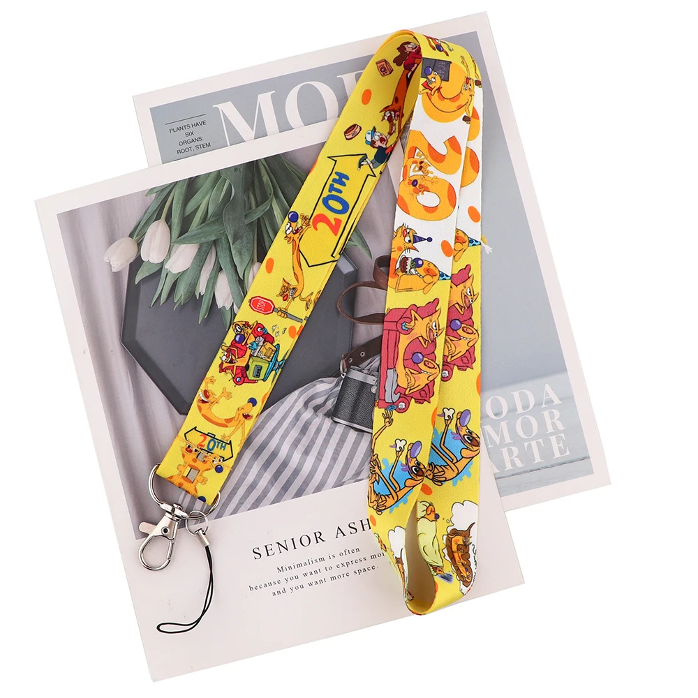 BH1669 Original God Cartoon Anime Cat And Dog Wolf Lanyard for Key Neck Strap lanyard Card ID Badge Holder Chain Accessories | Мобильные