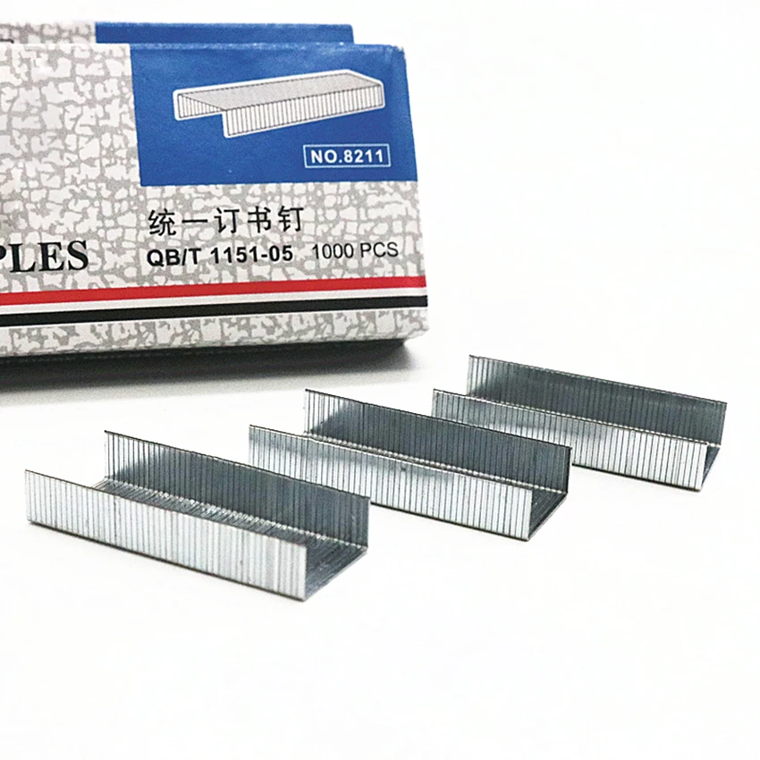 Standard Staples 30mm Length 25 Sheets Capacity About 900 per Box NO.12 24/6 Mini Fits Staplers -Silver | Канцтовары для офиса и
