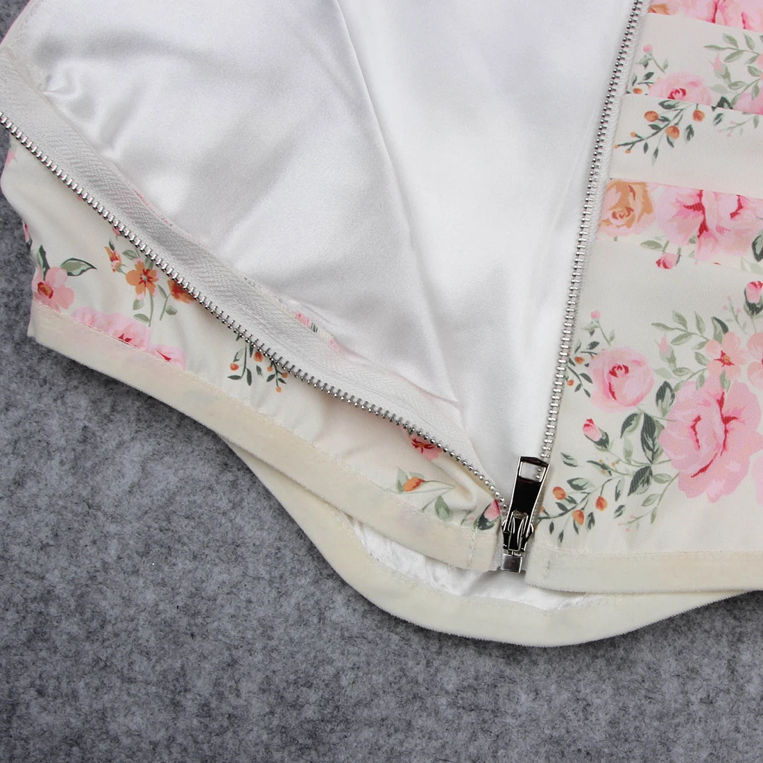 

DEIVE TEGER 2021 New Fashion Lemon Floral Print Corset Top Club Party Vestido Casual Mesh Crop Tops For Women 8275