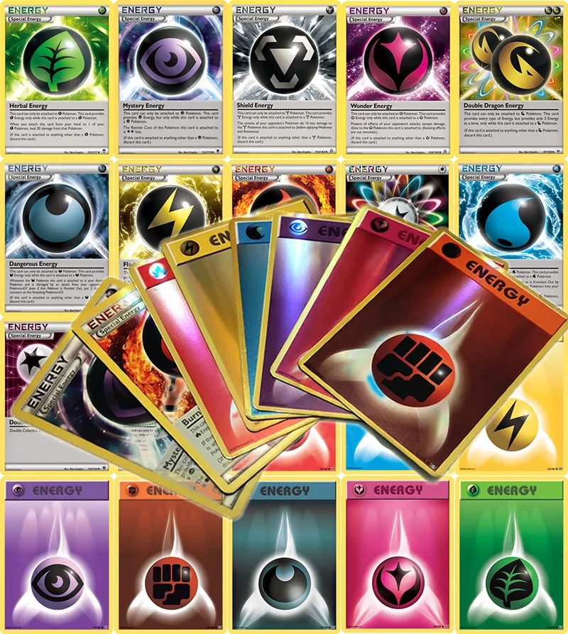 Карты Покемон 20 шт./кор. ENERGY Booster Box TAKARA TOMY английская игровая карта коллекция