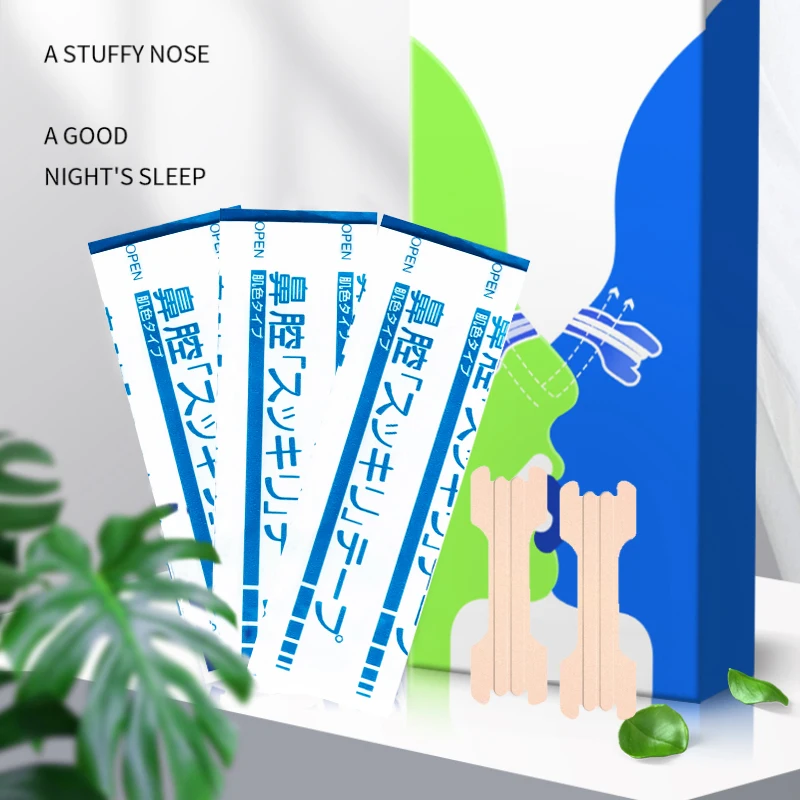 

6Pcs Anti Snoring Stickers Herbal Extract Nose Rhinitis Nasal Congestion Treatment Strips Easy Breath For Sleeping Health Care