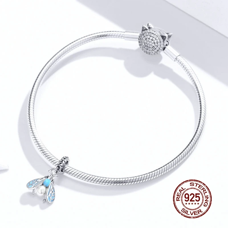 MOWIMO маленькие талисманы подходят для оригинальных серебряных браслетов 925