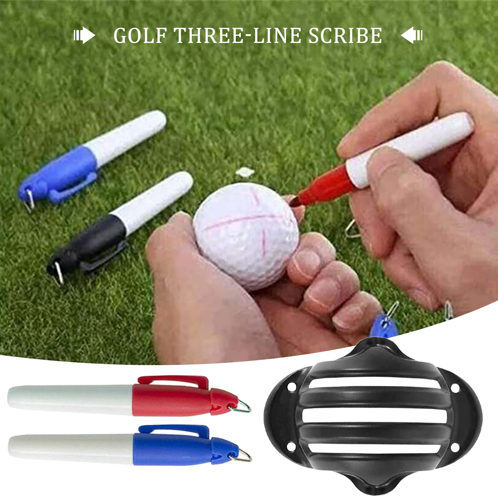 3 шт./компл. пластиковая трековая рядная маркерная форма для гольфа инструмент