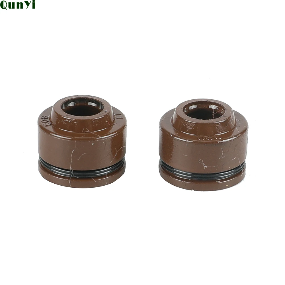 Впускные выхлопные клапаны мотоцикла с маслоуплотнением в комплекте для