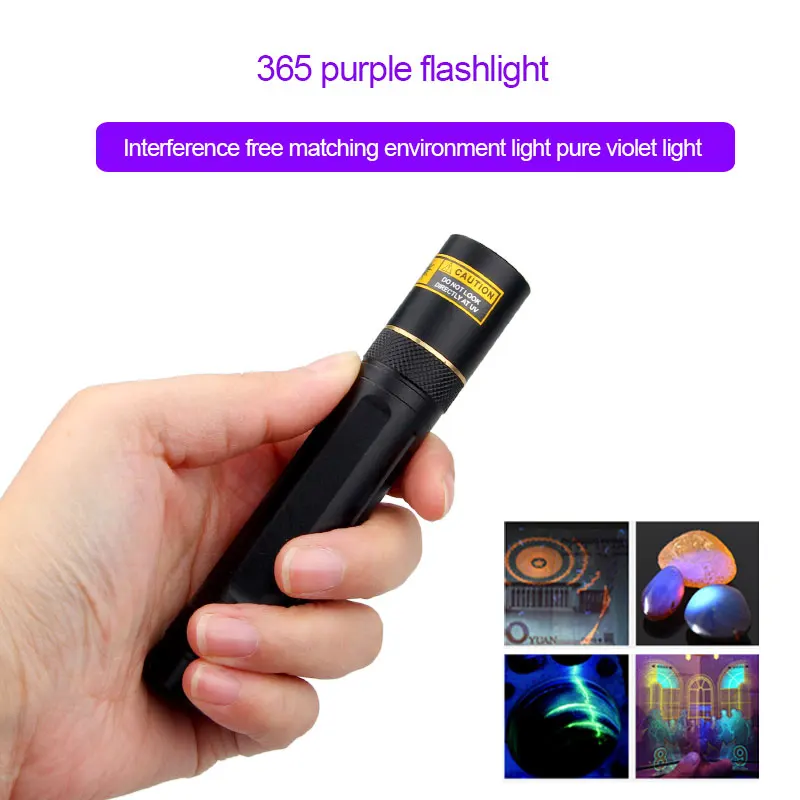 Светодиодный УФ фонарик VASTFIRE 18650 Ультрафиолетовый детектор скорпиона для