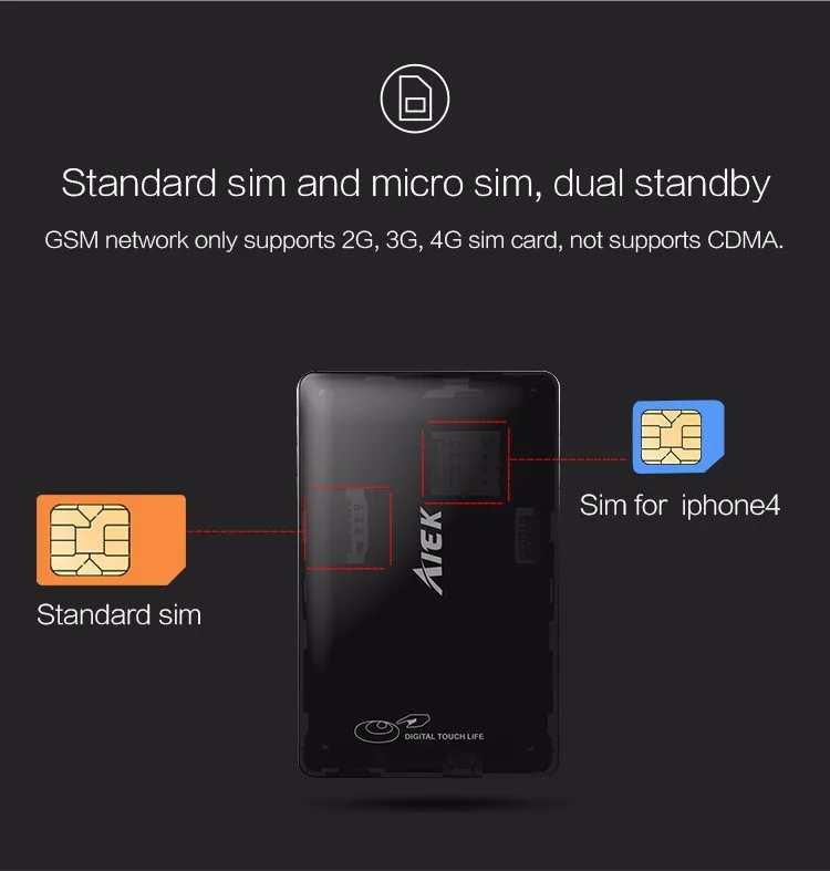AIEK M4 ультра тонкий карманный мини мобильный телефон четырехдиапазонный разблокированный двойной SIM MP3 плеер с низким уровнем радиации Детские сотовые телефоны