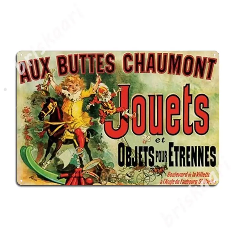 Металлические знаки Aux Buttes Chaumont Friends (общественное Домен) кинотеатр гостиная