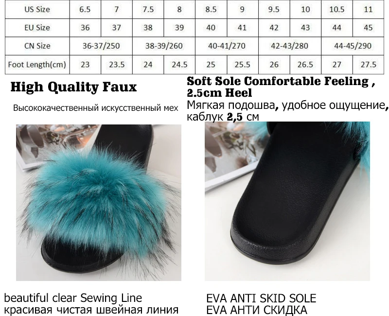 Женские меховые шлепанцы Fujin белые на платформе новинка летнего сезона