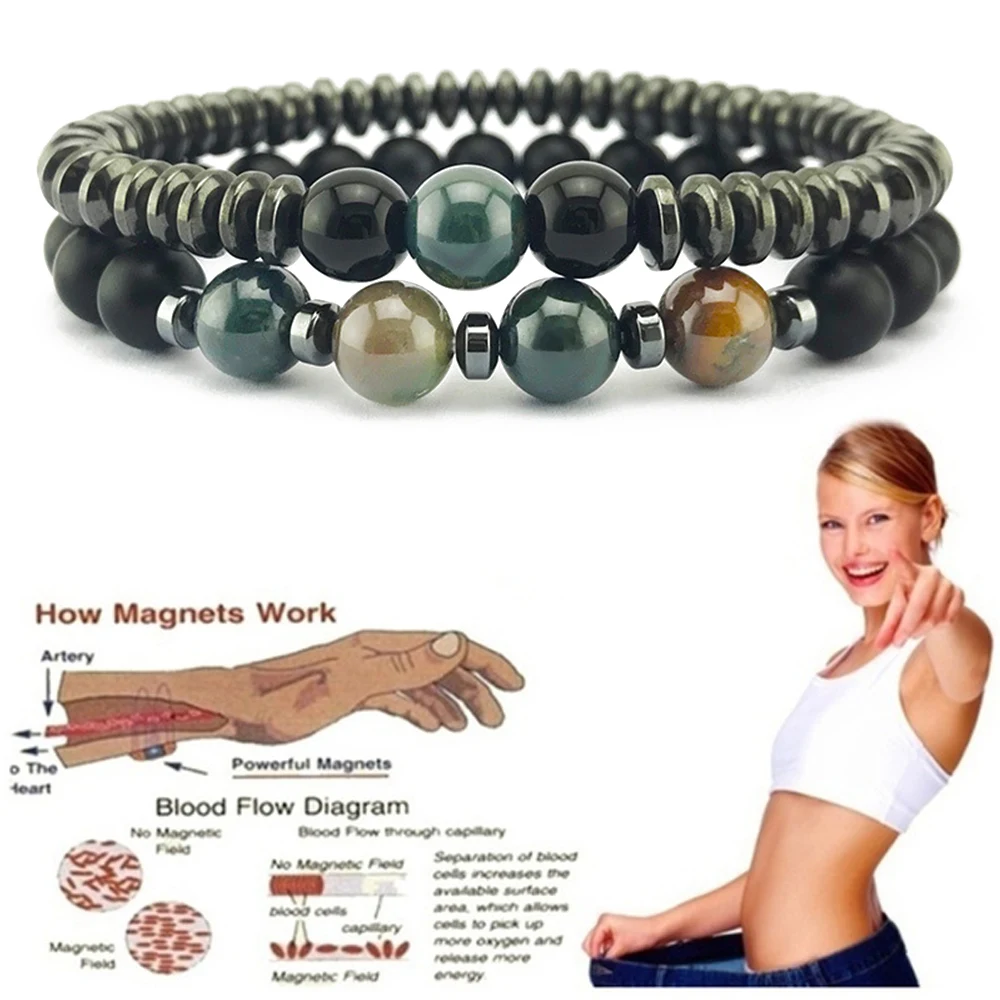 

Weight Loss Bracelet Magnetic Treatment Bracelet Waterproof Swelling Rheumatism Hand Pain Relief Health Bracelet Men and Women