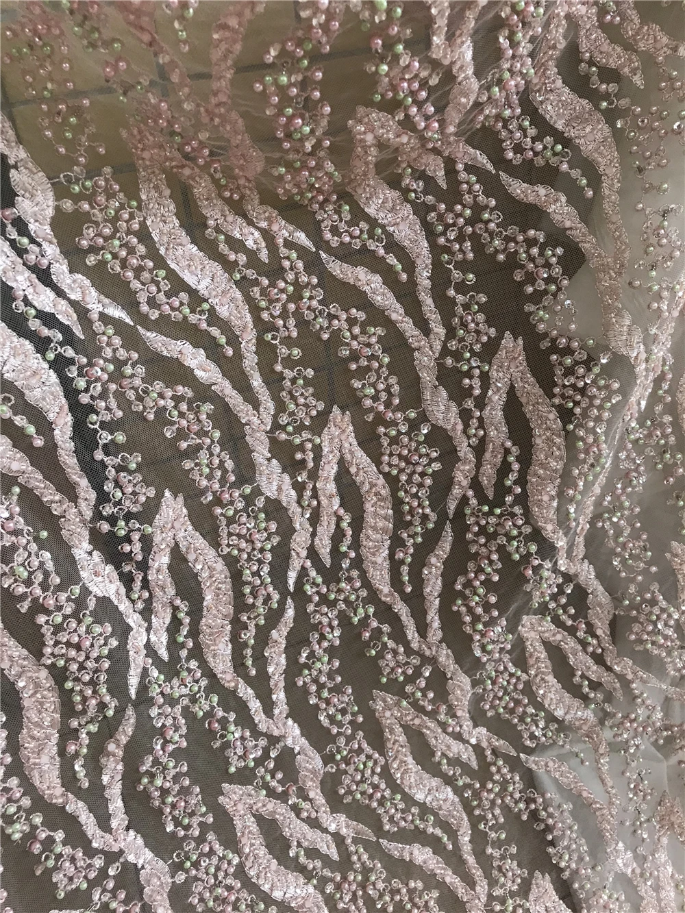 

Кружевная ткань, нигерийская сетчатая кружевная ткань с бусинами, Женская Высококачественная африканская французская кружевная ткань