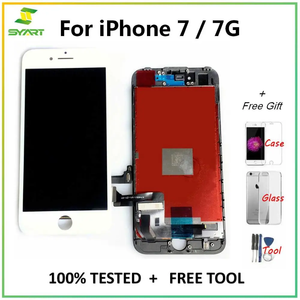 For iPhone 7 7G LCD Display + Touch Screen Digitizer Assembly Replacement Accessories iPhone7 4.7&quot LCDs | Мобильные телефоны и