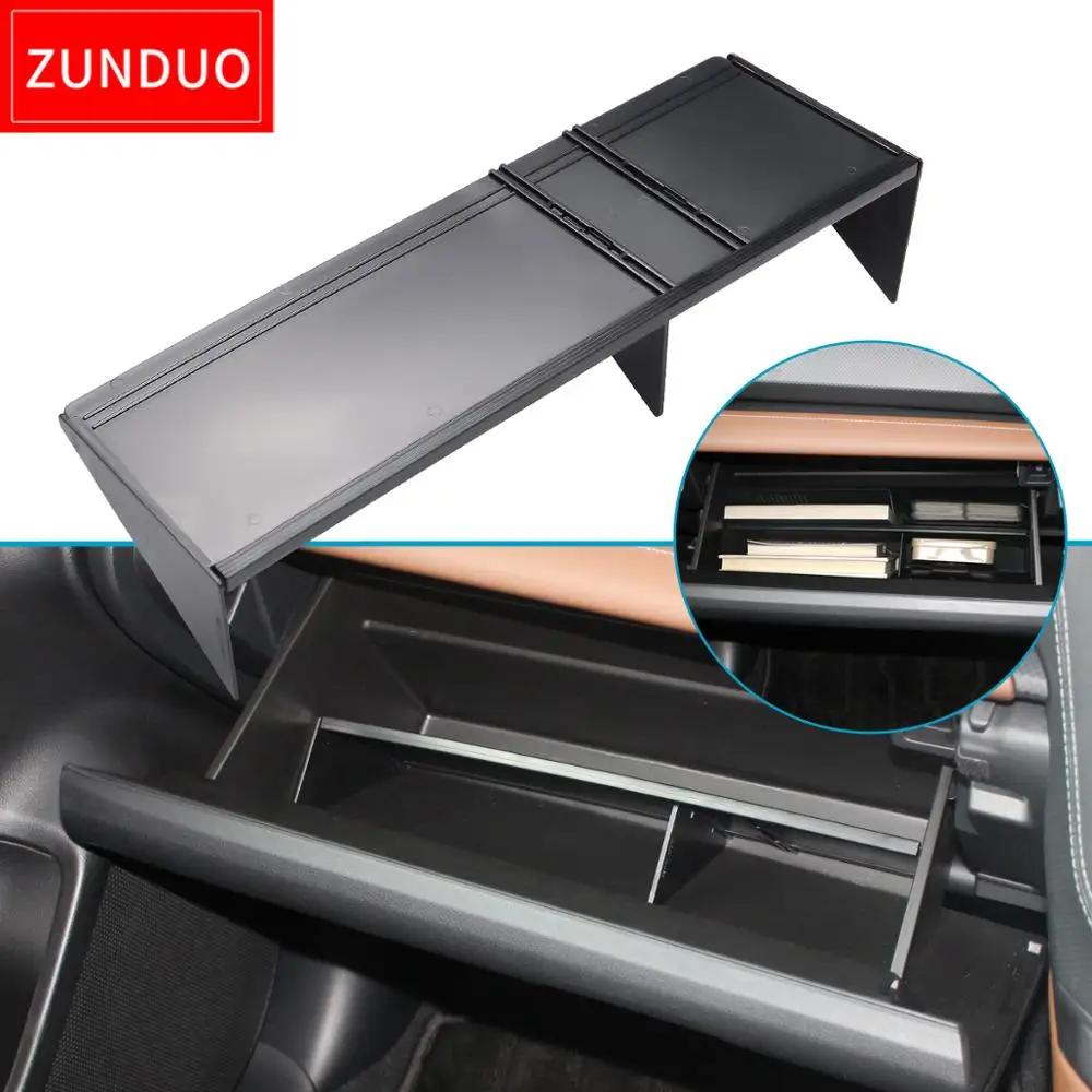 

ZUNDUO Car Glove Interval for Subaru Impreza XV Crosstrek Forester 2017-2020 Accessories Tidying Central Co-pilot Storage Box