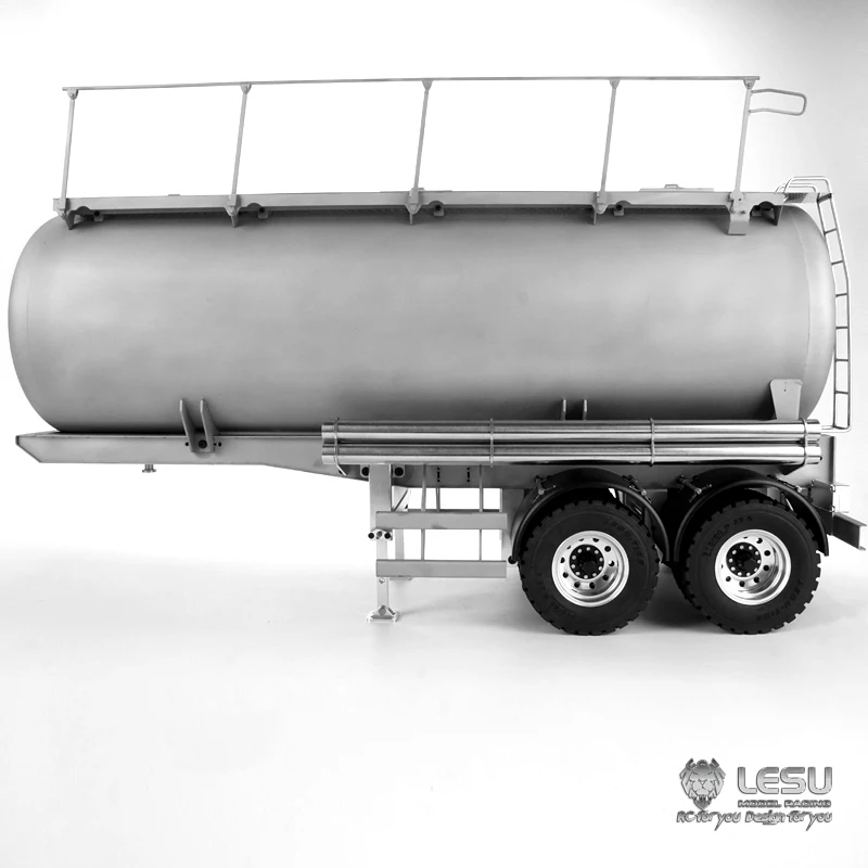 LESU 40 &quot20&quot металлический газовый танкер полу-трейлер для 1/14 Тамия RC грузовик DIY