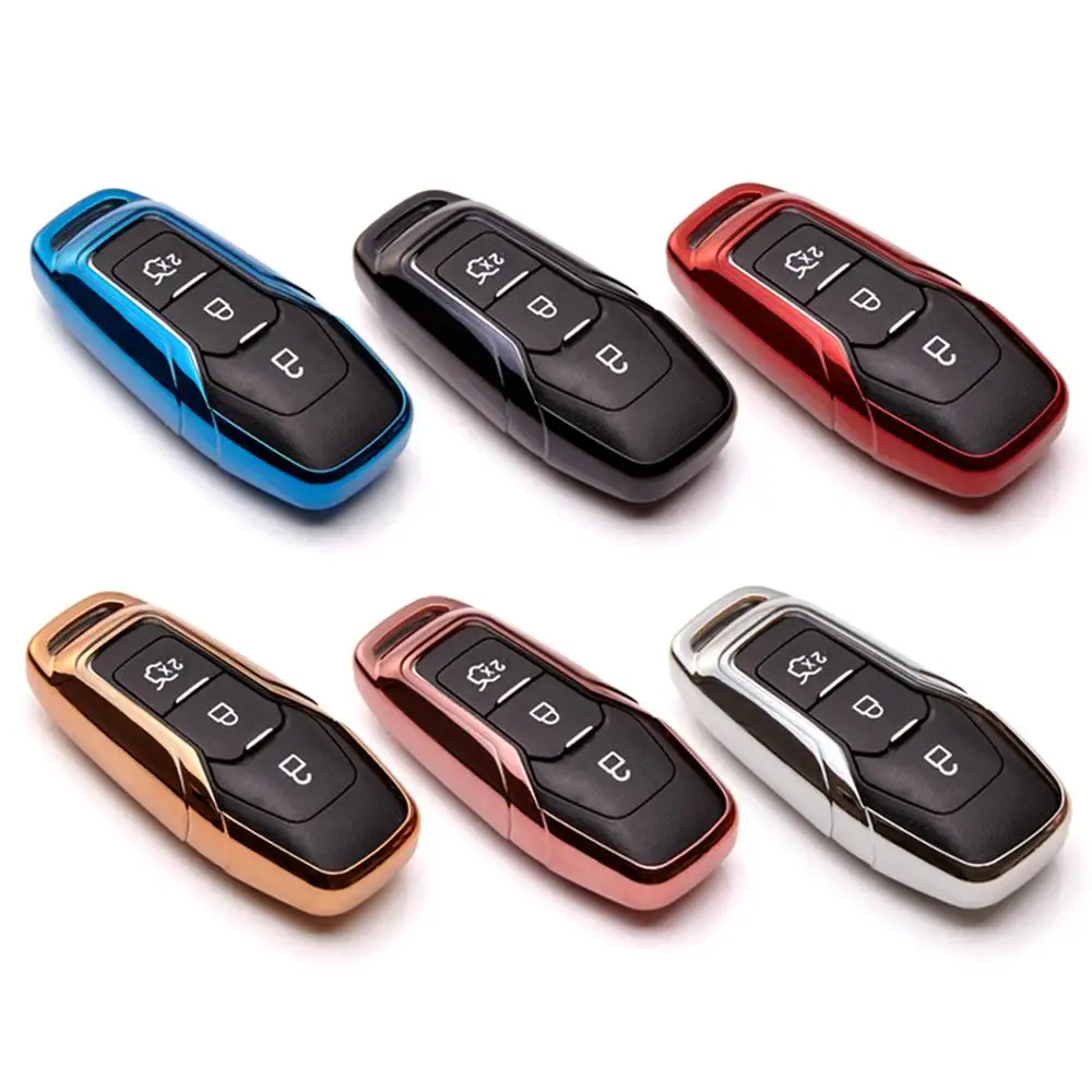1 чехол для автомобильного ключа из ТПУ брелка защитный ключей удаленный смарт