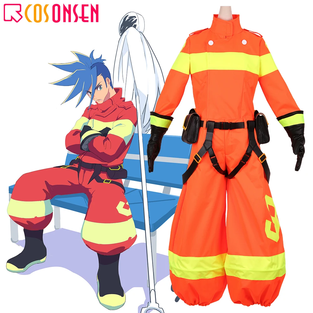 Косплей костюм PROMARE Galo Thymos спасательный для косплея аниме с пальто ONSEN на