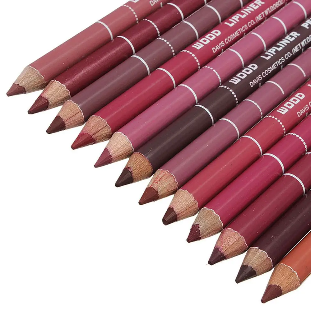 

1Pcs Smooth Lip Liner 20 Colors Available Easy To Draw Lipstick Pencil High Quality Long Lasting Waterproof Cosmetic Tools